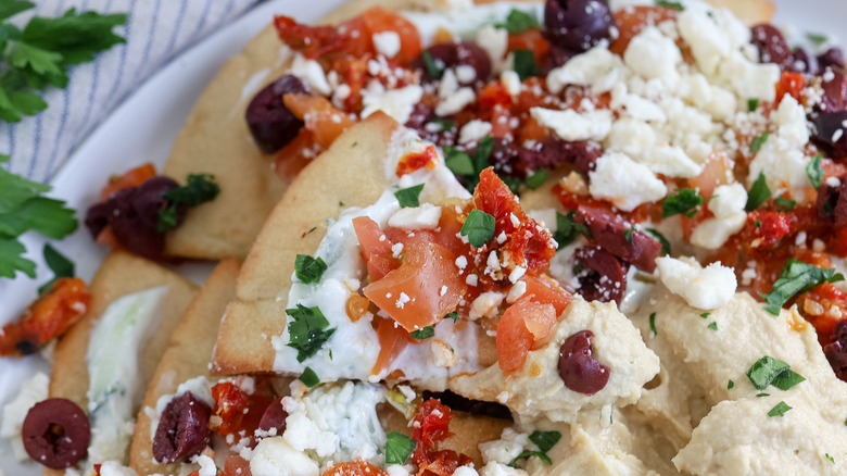 Loaded Mediterranean Nachos Recipe