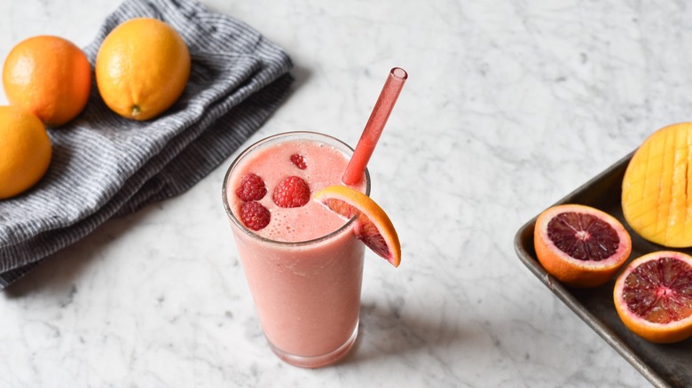 Add Blood Orange Juice To Your Smoothies For A Tropical Twist