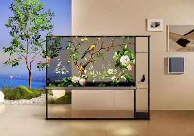 LG khoe TV OLED trong suốt 77 inch tại CES