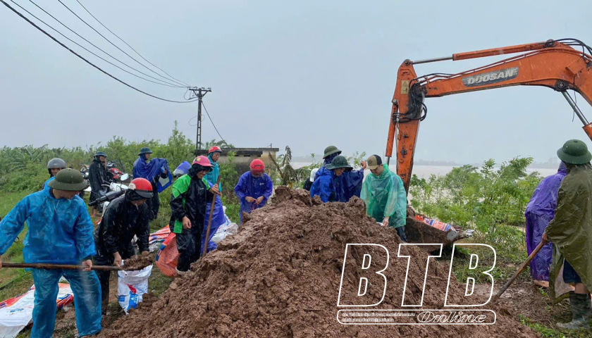 Các địa phương, đơn vị tích cực, chủ động ứng phó với mưa, lũ