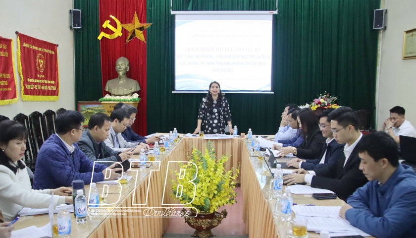 Họp Ban tổ chức, Ban thư ký hội thi, cuộc thi khoa học kỹ thuật năm 2024 - 2025