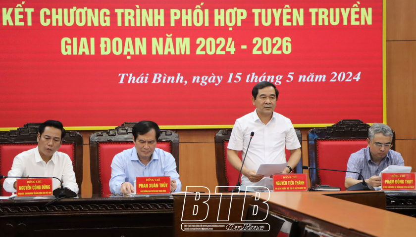 Ký kết chương trình phối hợp tuyên truyền giai đoạn 2024 - 2026