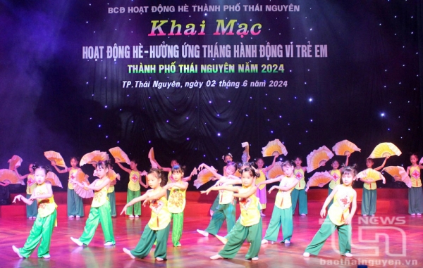 TP. Thái Nguyên: Khai mạc hoạt động hè và hưởng ứng Tháng hành động vì trẻ em