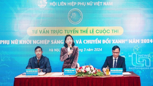 “Phụ nữ khởi nghiệp sáng tạo và chuyển đổi xanh”