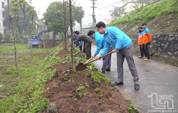 Thanh niên Sông Công xung kích tình nguyện vì cộng đồng