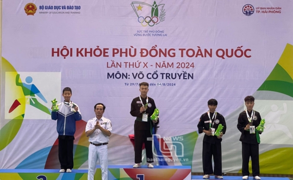 Thai Nguyen delegation adds 4 more medals at 10th National Phu Dong Sports Festival