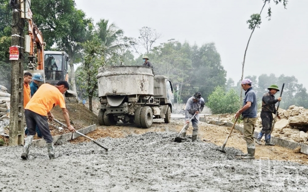 Phát huy dân chủ trong xây dựng hạ tầng ở Sông Công