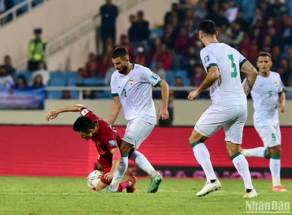 Việt Nam thua 0-1 Iraq ở phút bù giờ cuối cùng