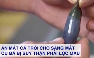 Ngộ độc nặng sau khi ăn mật cá