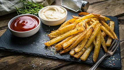 Một ly rượu nho là tất cả những gì bạn cần để biến đổi những chiếc Fries đông lạnh