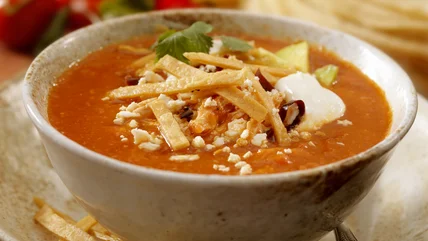 The Oil Tip To Follow For The Best Tortilla Soup You've Ever Had