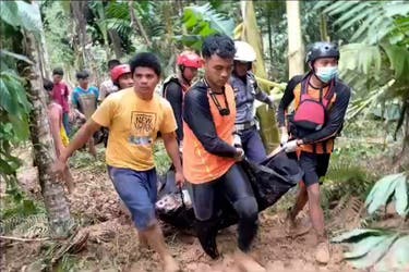 At least 19 dead as landslide and flash floods hit Indonesia’s Sumatra