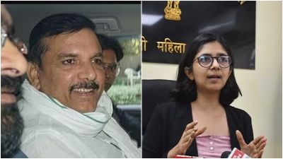 Nghị sĩ AAP Sanjay Singh, cựu giám đốc DCW Swati Maliwal nộp hồ sơ đề cử cho các cuộc thăm dò của Rajya Sabha