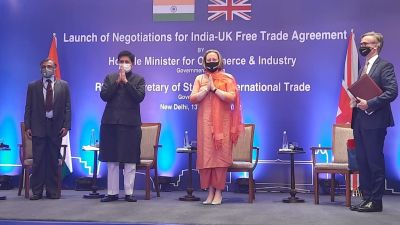 UK delegation visits India for proposed trade agreement talks