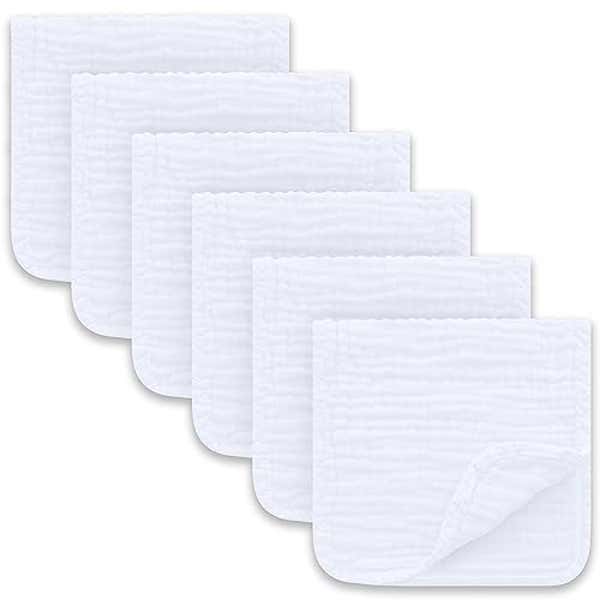 Sunny zzzZZ 6 Pack Muslin Burp Cloths, Now 50% Off