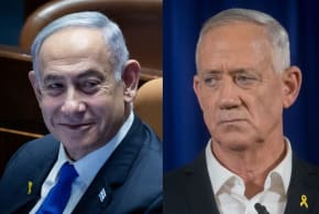 Netanyahu đã vượt qua Gantz để đến vị trí cũ từ ngày 7 tháng 10