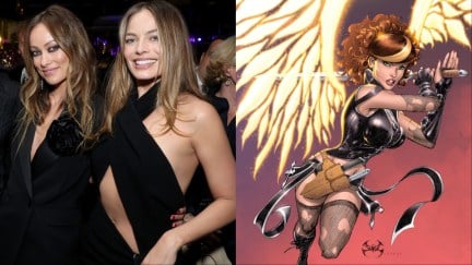 Margot Robbie và Olivia Rade mang theo “Avelyne to the Big Screen ” của Rob Liefeld