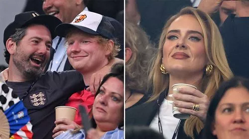 Adele và Ed Sheeran xuất hiện ở Euro 2024