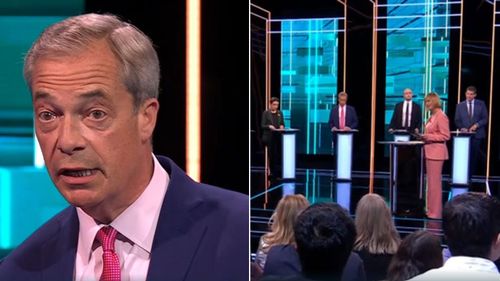 Khán giả chế nhạo câu trả lời 6 từ của Nigel Farage trong cuộc tranh luận về sự thật ITV '