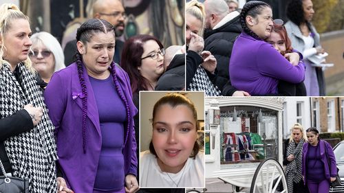 'ABSOLUTELY TRAGIC': Mum's touching tribute at funeral of daughter who died on the plane home after botched £2,000 gastric sleeve surgery in Turkey