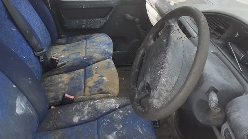 Man abandons disgusting mouldy van in the road - but locals have the last laugh