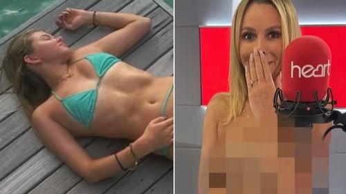 Amanda Holden bảo vệ 18 đứa con gái, và cô ấy bộc lộ sự thật về việc cởi đồ khỏa thân ở Heart FM