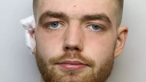 Boyfriend sliced off ear and scrawled chilling threat in blood to girlfriend