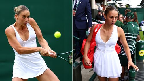 MỘT ngôi sao Wimbledon mặc váy cưới phù hợp và muốn những người khác kết hôn trong đó