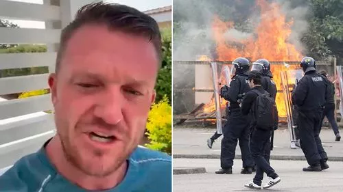 Ngày Chủ nhật như ANH QUỐC: Tommy Robinson thích chuyến đi 5 sao Cyprus trong khi bọn côn đồ cánh hữu nổi loạn trên đường phố Anh