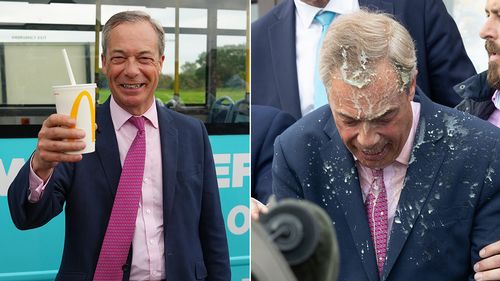 - Gì cơ? Nigel Farage bị phụ nữ trẻ ném sữa lắc vào lãnh đạo Reform England hai người bị bắt