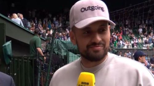 Nick Kyrgios chế giễu những người xem BBC Wimbledon đang mê hoặc