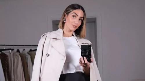 Frankie Bridge is ready for spring in 'gorgeous' trench coat from Mango