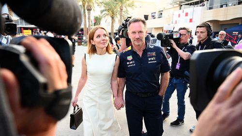 Christian Horner and wife Geri 'talk of the paddock' as they put on united front