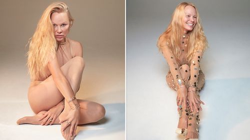 NATURAL BEAUTY: Pamela Anderson poses nude and with no make-up as she vows to 'flip the script' in new photoshoot