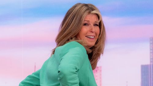 Kate Garraway tries on bum-enhancing knickers live on ITV Good Morning Britain in chaotic scenes