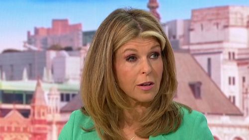 Good Morning Britain's Kate Garraway warns guest 'don't say that word' in awkward scenes