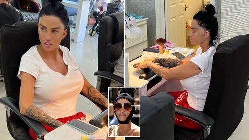 - Đại loại thế. Katie Price công bố kết quả nâng mặt khi cô ấy gỡ băng ra vài ngày sau khi ra tòa