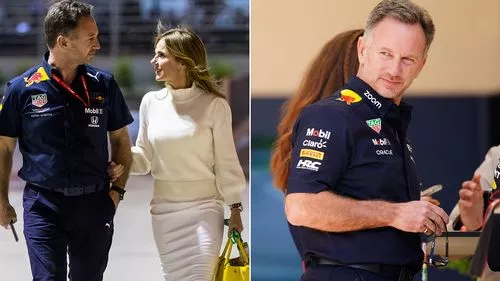 Geri Horner 'locked in crisis talks' over Christian's leaked messages scandal - with insider saying it's getting 'worse by the minute' as she's 'distraught and humiliated'