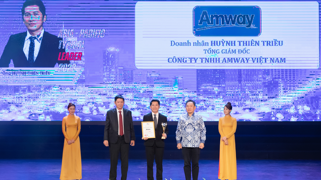 Amway Việt Nam lập cú đúp giải thưởng tại Lễ công bố thương hiệu tiêu biểu châu Á - Thái Bình Dương 2023