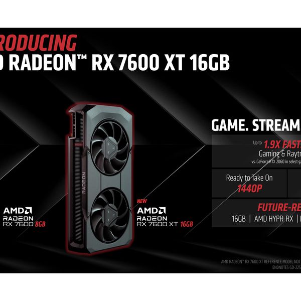 Radeon RX 7600 XT mới trị giá 329 USD của AMD 'sẵn sàng hoạt động ở 1440p'