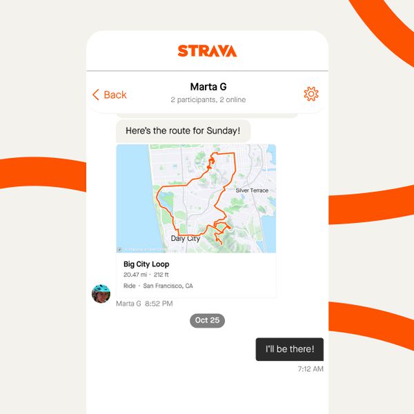 Bây giờ bạn có thể trượt vào Strava DMs