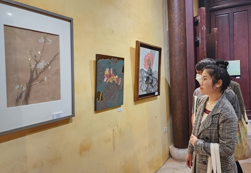 The art exhibition themed "Accompany" opened