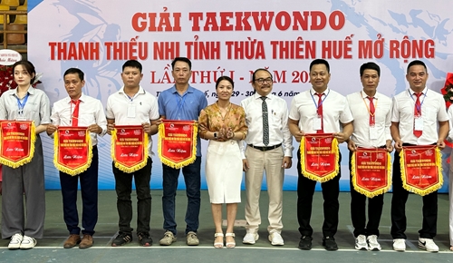 280 vận động viên tranh tài tại Giải Taekwondo Thanh thiếu nhi