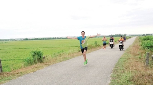 Experiencing the running routes by Tam Giang Lagoon