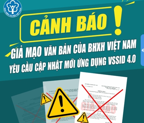 Cảnh báo thông tin giả mạo về việc cập nhật mới ứng dụng VssID 4.0