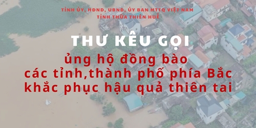 Bí thư Tỉnh ủy Lê Trường Lưu gửi thư kêu gọi ủng hộ đồng bào các tỉnh, thành phố phía Bắc khắc phục hậu quả thiên tai