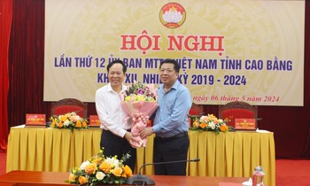 Ông Vũ Đình Quang làm Chủ tịch Ủy ban MTTQ Việt Nam tỉnh Cao Bằng