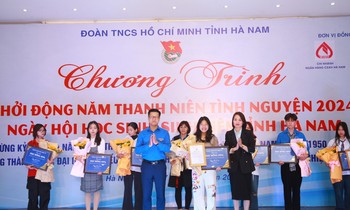 Tỉnh Đoàn Hà Nam khởi động Năm Thanh niên tình nguyện 2024