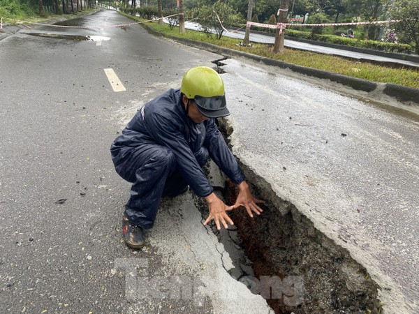 Sau trám vá, đường Hồ Chí Minh qua Đắk Nông lại nứt toác