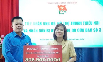 Văn phòng Trung ương Đoàn phía Nam tiếp nhận nhiều sẻ chia với đồng bào vùng bão lũ